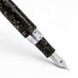 Conklin 1898 Solaris Fountain Pen - Black w/ Chrome Trim