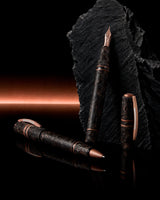 Visconti Homo Sapiens Carbon Rose fountain pen and rollerball