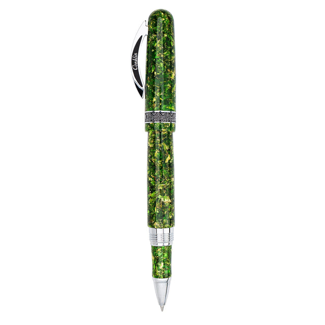 Conklin 1898 Solaris Rollerball Pen - Green w/ Chrome Trim