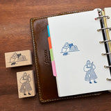 Stamp Marché Illustration Stamp - Marle Cleaning