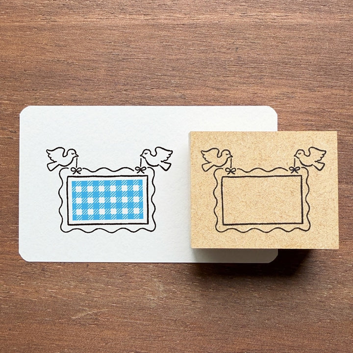 Stamp Marché Labetomo Stamp - Bird Frame