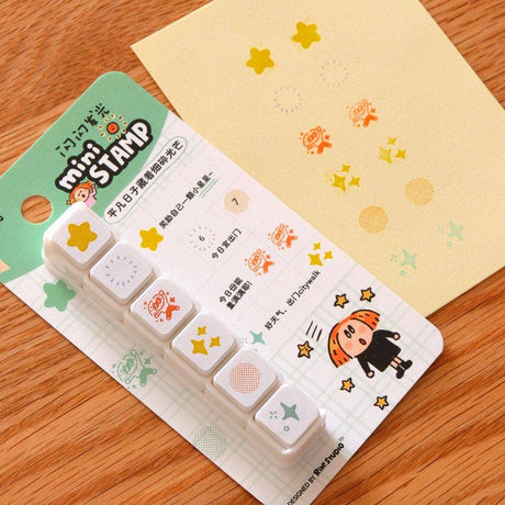 RiN! Studio Mini 6-in-1 Stamp - Shining
