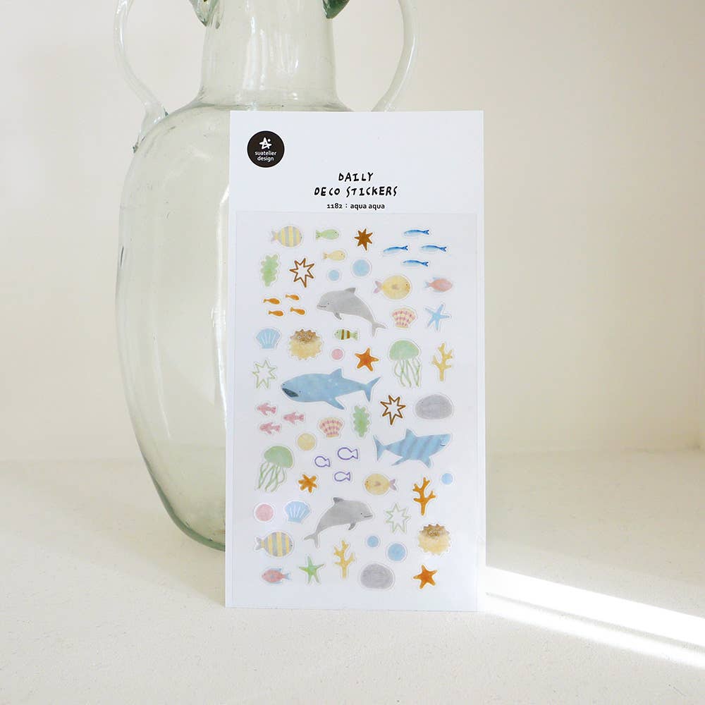 Suatelier Design Stickers - Aqua aqua