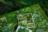 CoraCreaCrafts Mossy Elements Sticker Tin Box