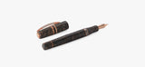 Visconti Homo Sapiens Fountain Pen Carbon Rose uncapped