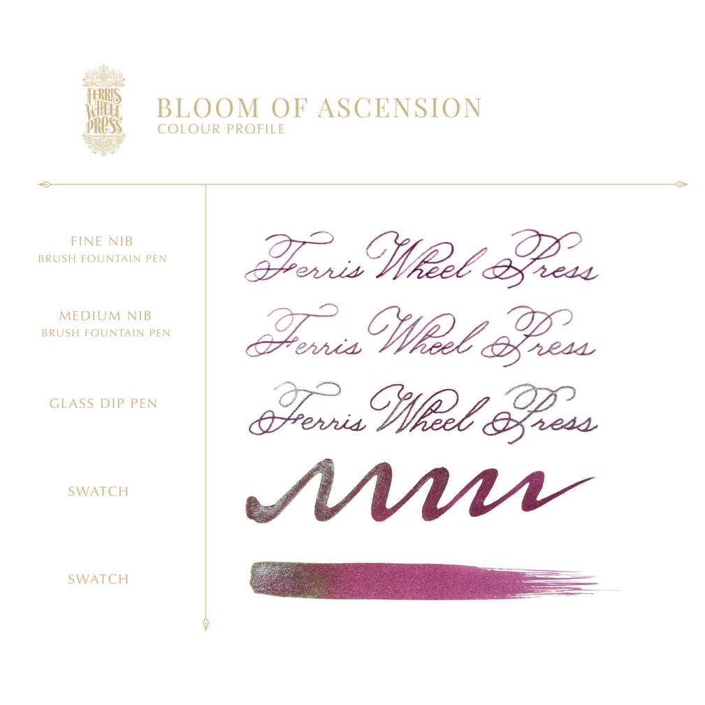 Ferris Wheel Press The Book of Knights Series - Bloom of Ascension - 20ml Bottled Ink