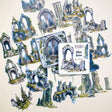 Atlas Stationers - CoraCreaCrafts Sticker Box - Elven Ruins - Stickers