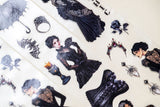 CoraCreaCrafts Washi Tape - Transparent - Victorian Gothic