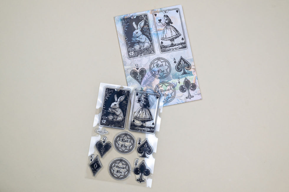 CoraCreaCrafts Clear Stamp - Alice