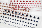 CoraCreaCrafts Black Pearl Stickers