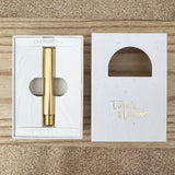 Tom's Studio The Brass Wren - Refillable Writing Pen