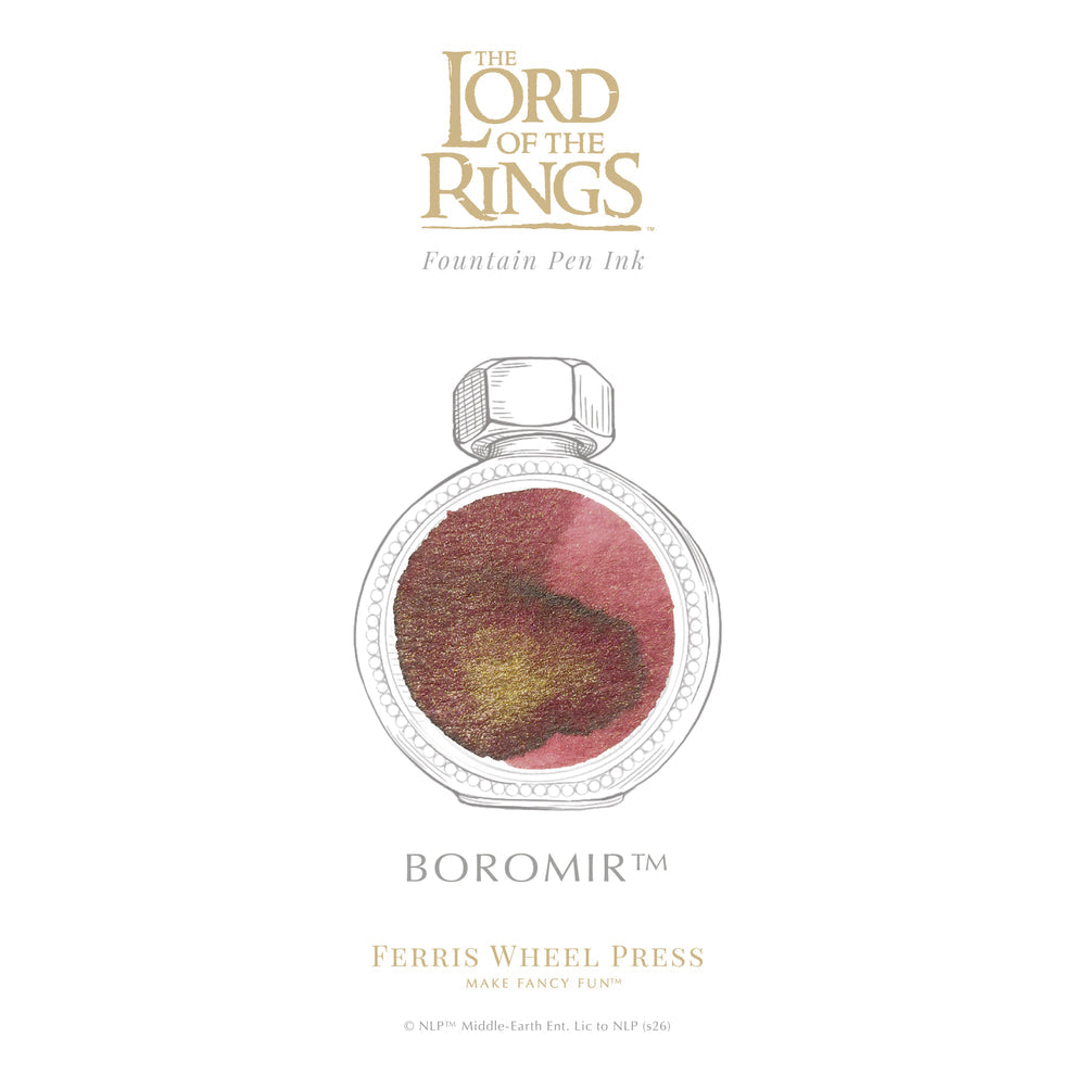 Ferris Wheel Press x The Lord of the Rings Boromir Signature Ink - 38ml Bottled Ink