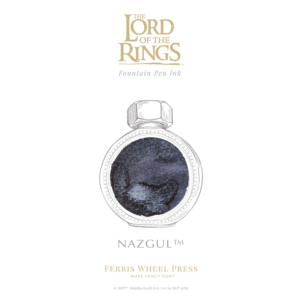 Ferris Wheel Press x The Lord of the Rings Nazgûl Signature Ink - 38ml Bottled Ink