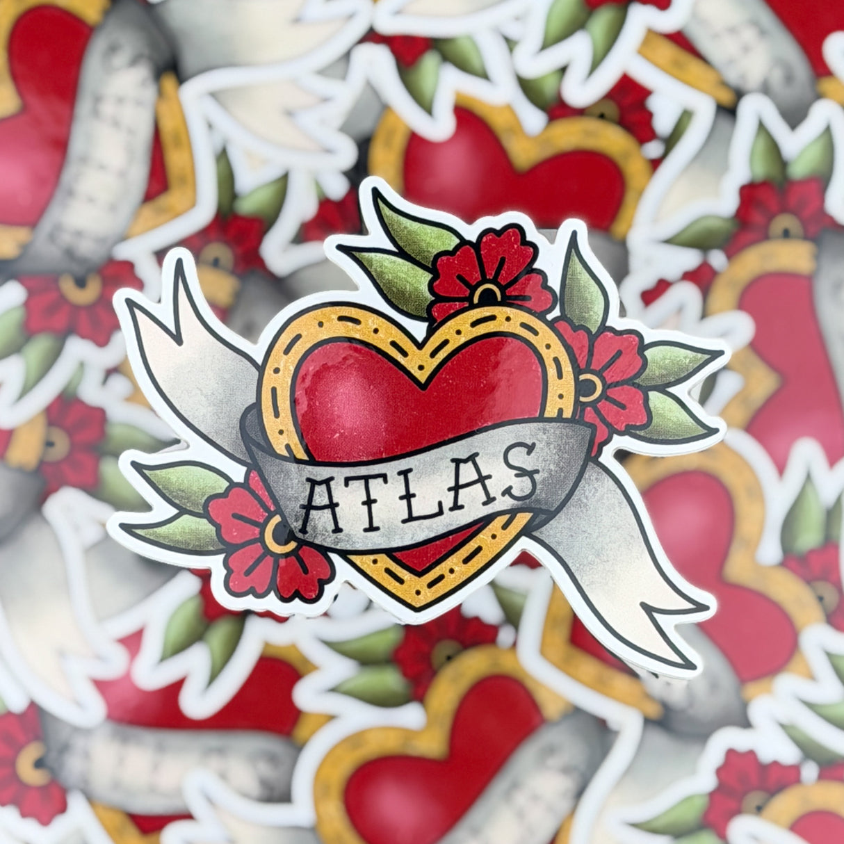 Atlas Stationers Sticker - Atlas Tat