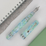 Leonardo Momento Zero Fountain Pen - Artica with Silver Trim (Limited Edition)