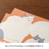 Midori Kimagure Easy&Cozy Letter Pad - Cat