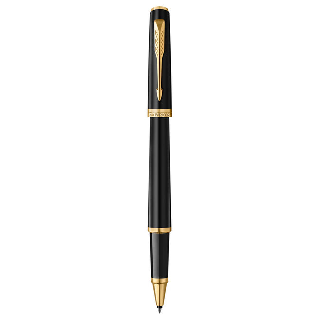 Parker Meridian Rollerball Pen - Matte Black with Gold Trim