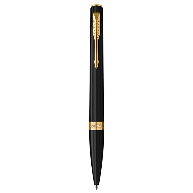 Parker Meridian Ballpoint Pen - Matte Black with Gold Trim