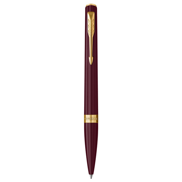 Parker Meridian Ballpoint Pen - Red with Gold Trim
