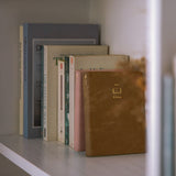 Midori Hibino A6 Diary - Blue-Green