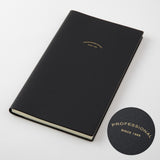 Midori Professional Diary A5 Slim Monthly Block - Black