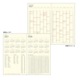 Midori Professional Diary A5 Slim Monthly Block - Star
