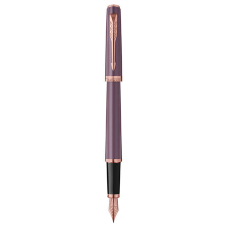 Parker Meridian Fountain Pen - Purple with Pink Gold Trim