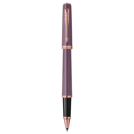 Parker Meridian Rollerball Pen - Purple with Pink Gold Trim