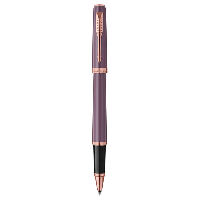 Parker Meridian Rollerball Pen - Purple with Pink Gold Trim