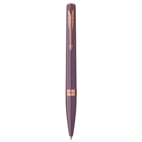 Parker Meridian Ballpoint Pen - Purple with Pink Gold Trim