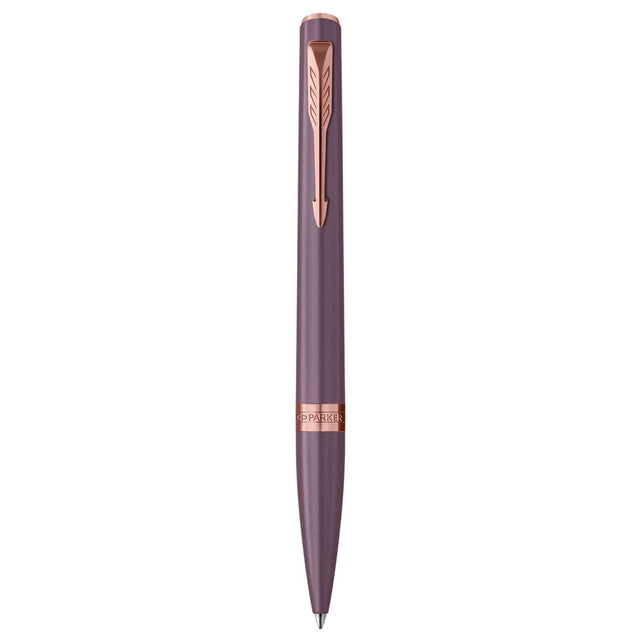 Parker Meridian Ballpoint Pen - Purple with Pink Gold Trim