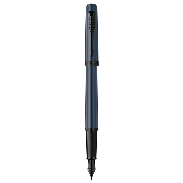 Parker Meridian Fountain Pen - Blue with Black Trim