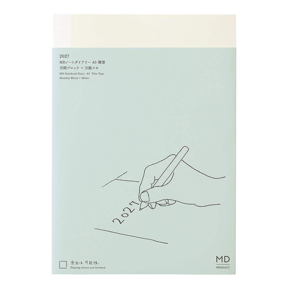 Midori MD Notebook Diary - A4 Thin