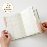 Midori B6 Double Schedule - Money - Light Green