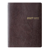 Midori Business Diary B5 Monthly Ring - Brown