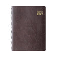 Midori Business Diary A5 Weekly Ring - Brown