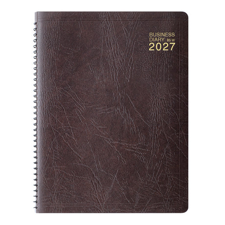 Midori Business Diary B5 Weekly Ring - Brown