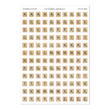 Letters to Apollo - Scrabble Letters Sticker Sheet