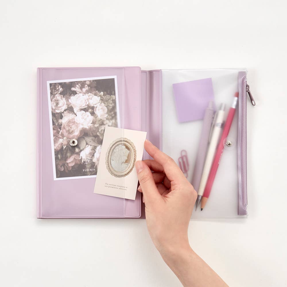 Isshoni. Pen Case + Notebook Cover PVC A5 R