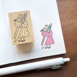 Stamp Marché x Mitsubishi Uni-Ball One Marle Illustration Stamp