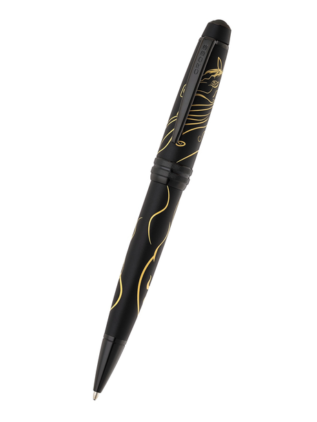 Cross Bailey Ballpoint Pen - Zodiac Year of the Horse Matte Black Lacquer