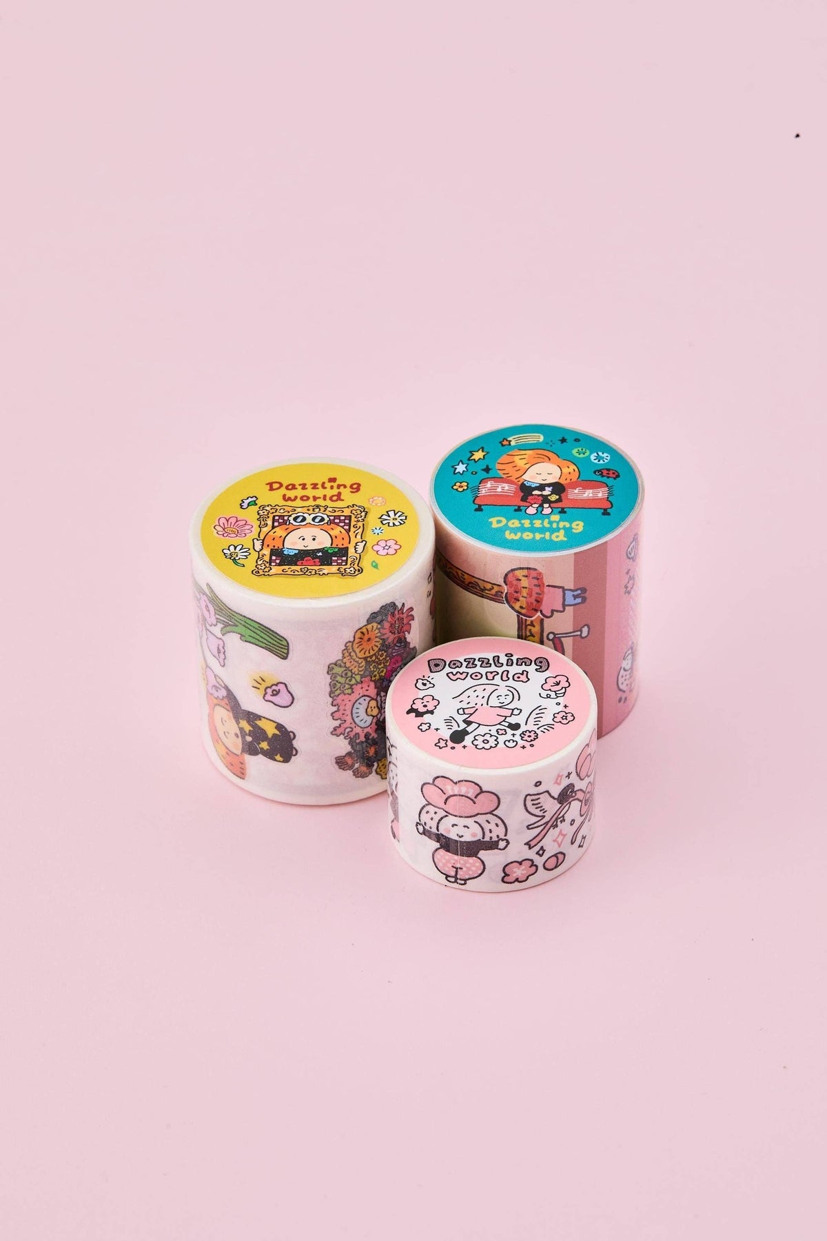 RiN! Studio Dazzling World Pink Washi Tape