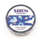 Kamiiso Washi Tape - Seagull Sailors