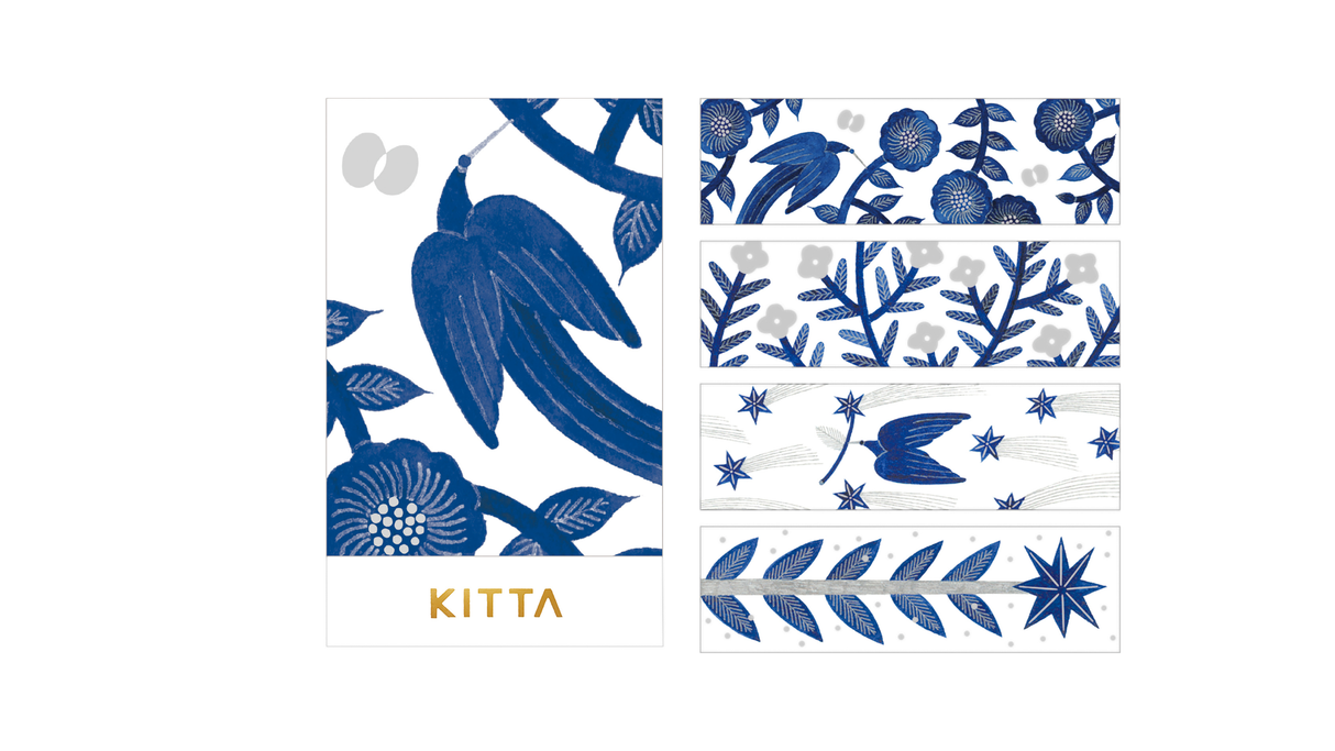KITTA Portable Washi Decorative Tape - Basic - Shine