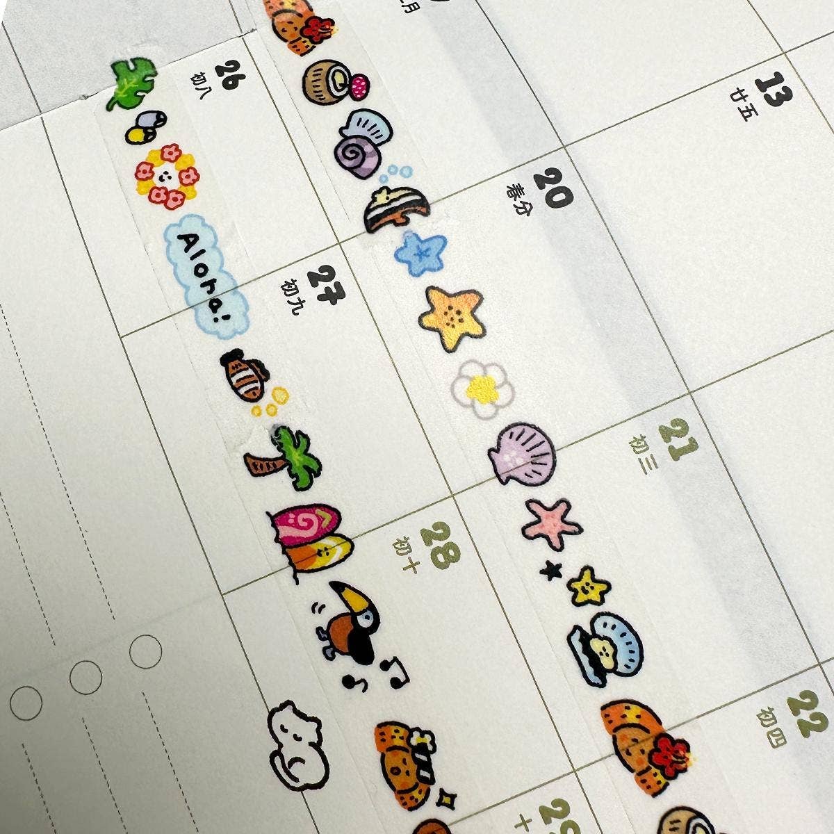 RiN! Studio Aloha Mini Washi Tape