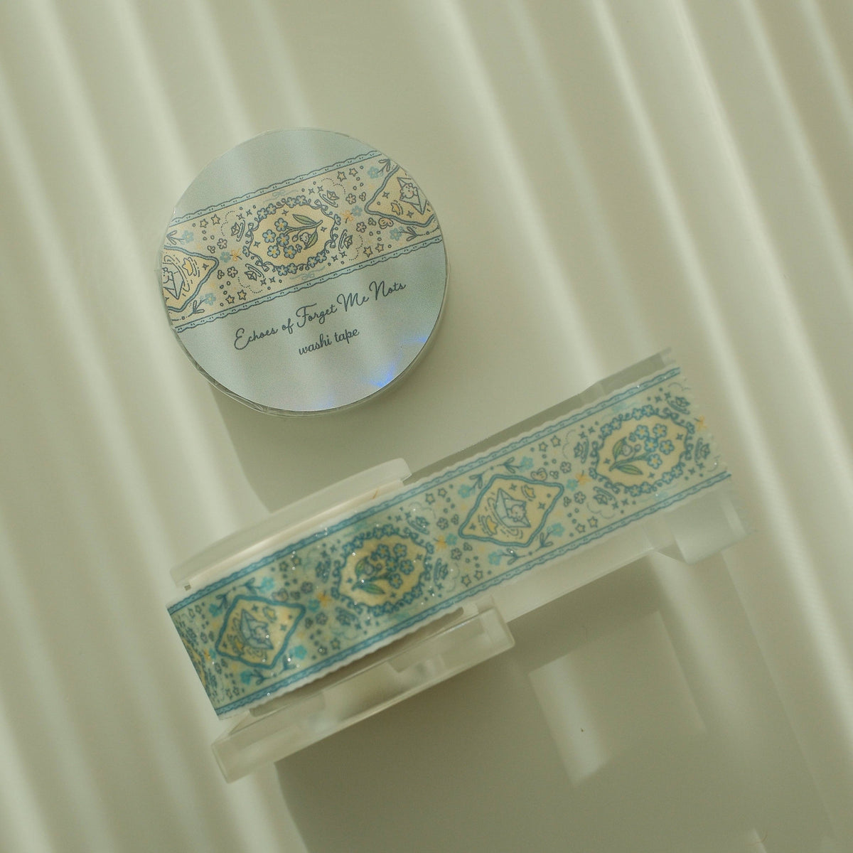 2jingis2jing Echoes of Forget Me Nots Glitter Washi Tape