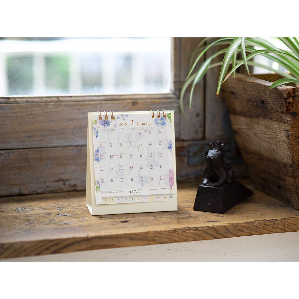 Midori Calendar Ring - S - Country Time Flower