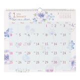 Midori Wall-Hanging Calendar - L - Country Time Flower