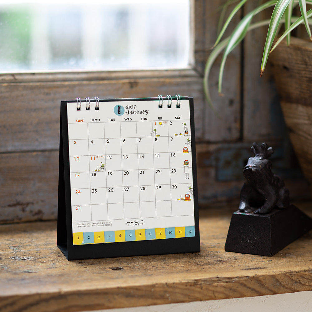 Midori Ring Calendar S - Ojisan
