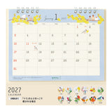 Midori Ring Calendar M - Bird